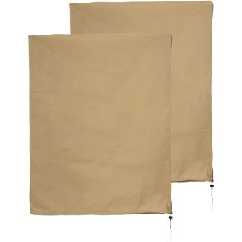 Copripiante di alta qualità, set da 2, 100x80 cm &ndash; cappucci antigelo traspiranti per piante, arbusti e vasi, riutilizzabili e resistenti alle intemperie