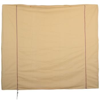 Preview: Housse de protection pour plantes, protection hivernale 200x180x70 cm pour palmiers et grandes plantes, couverture hivernale avec porte zippée pratique, voile 100 g/m²