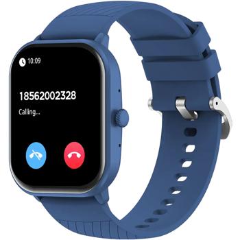 Preview: Montre Connectée Bluetooth Bleue - Capteurs Santé, Moniteur Fréquence Cardiaque & SpO2, Appels, Notifications, 100+ Modes Sportifs, Écran AMOLED 2.04" Assistant & Siri Preview: Montre Connectée Bluetooth Bleue - Capteurs Santé, Moniteur Fréquence Cardiaque & SpO2, Appels, Notifications, 100+ Modes Sportifs, Écran AMOLED 2.04