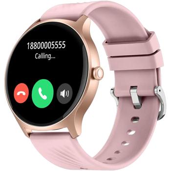 Preview: Montre Fitness Connectée Rose - Suivi Sportif Avancé & Santé - Appel Bluetooth - Écran AMOLED 1.43" - Autonomie 7 Jours - IP67 Preview: Montre Fitness Connectée Rose - Suivi Sportif Avancé & Santé - Appel Bluetooth - Écran AMOLED 1.43