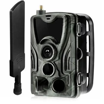 Preview: telecamera 2K 4G per animali selvatici con sensore PIR: visione notturna, controllo tramite app - Telecamera di sorveglianza intelligente per giardini e foreste in diretta