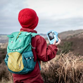 Preview: Macchina fotografica istantanea per bambini con carta da stampa, blu: 1,3 MP - Il divertimento per i piccoli fotografi e i ricordi creativi da stampare