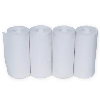 lot de 4 rouleaux de papier de rechange pour l‘imprimante thermique Bluetooth CH11145