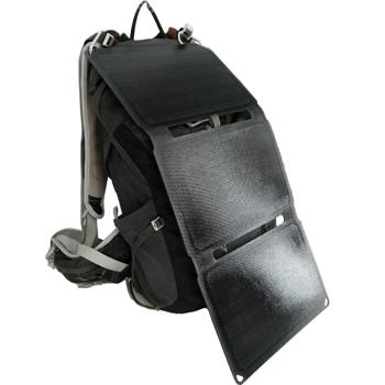 Preview: Mobiles, faltbares Solarpanel, 20W, USB-C: Effiziente Energie mit 3 monokristallinen Solarzellen – Ideal für Outdoor, Wandern & Camping