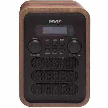Preview: Radio DAB+/FM Rétro - Aspect Bois Gris - Bluetooth, 40 Préréglages, Écran Élégant, Réveil, Réception Numérique/Analogique - CH11160