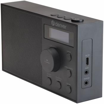 Preview: Modern DAB+/FM radio with clock & double alarm: Black - A clock radio for clear sound & a relaxed wake-up every morning