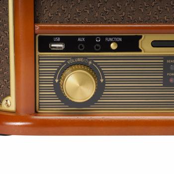 Preview: Centro musicale retrò: Lettore di dischi, radio DAB+ e piastra per cassette tutto in uno: il suono perfetto per la vostra casa