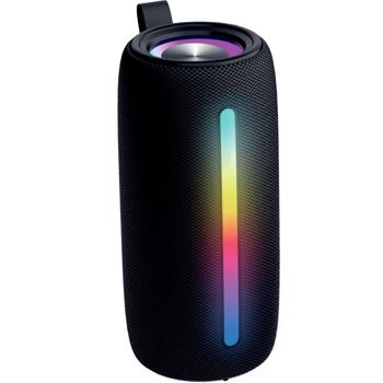 Preview: Portabler Mini Bluetooth-Lautsprecher, schwarz - Geniessen Sie Ihre Lieblingsmusik mit kristallklarem Klang. Für Zuhause, Partys und unterwegs