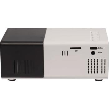 Preview: Ultrakompakter Projektor mit HDMI, USB-C & microSD: Leistungsstarker Mini-Beamer - Ihr Begleiter für maximales Kinofeeling und Top-Präsentationen