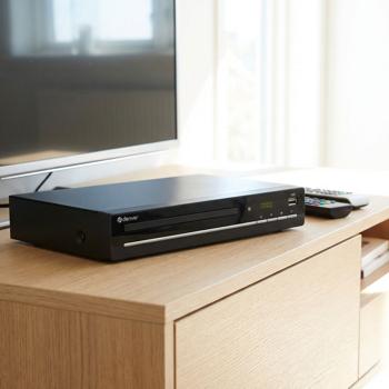 DVD-Player mit HDMI-Anschluss, für perfekte Wiedergabe von Filmen & Fotos - Das ideale Gerät für Heimkino