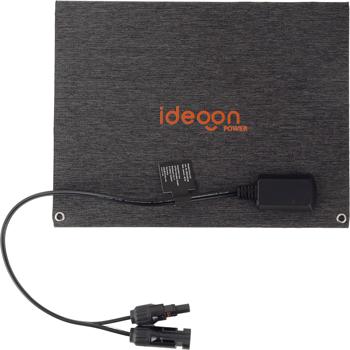 Preview: Pannello solare pieghevole 40W monocristallino – Caricatore solare portatile IP65 con spina compatibile MC4, adattatore DC, occhielli e moschettoni per il campeggio