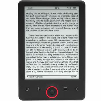 Kompakter und leichter 6" E-Book Reader mit extra langem Akku und Augenschonendem E-INK Display - Für stundenlanges Lesevergnügen