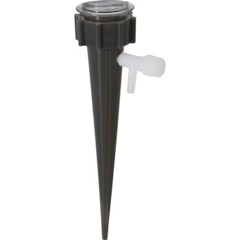 Preview: Tropfbewässerungssystem für PET-Flaschen 4-tlg. - automatische Pflanzenbewässerung im Urlaub & Alltag - integrierte Regulierung, schwarz-weiss