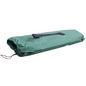 Preview: set of 2 professional folding camp beds, green - Maximum relaxation for outdoor use. Ideal for camping, fishing, guests. Robust folding bed with comfort & stability!