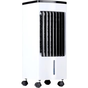 Raffreddatore d‘aria mobile con 2 pacchetti di raffreddamento e telecomando, 80 W: Raffreddatore d‘aria per la casa e l‘ufficio - ventilatore a risparmio energetico per l‘aria fresca della stanza