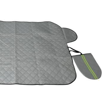 Preview: Housse de Pare-Brise Voiture - Protection 4 Saisons Anti-Givre, Neige, Soleil & UV - Aluminium/Polyester 147x100cm - CH11223