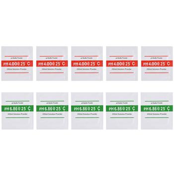 Preview: Professionelles 10er-Set pH-Kalibrierlösungen, Hochpräzise pH 4.00 & pH 6.86 Pufferlösung, Maximale Leistung für Ihr pH-Meter