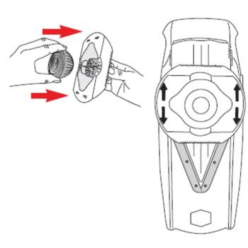 Preview: Practical safety fruit holder white for slicer & grater – Maximum safety, effortless slicing without risk, universally applicable