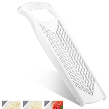 Preview: Grattugia professionale da cucina, bianca: una grattugia versatile per frutta, formaggio, carote e scorze e molto altro.