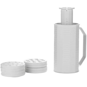 Machine à pâtes manuelle professionnelle Blanc : 7 sortes de pâtes - Une machine à pâtes robuste - Des pâtes fraîches faciles à faire