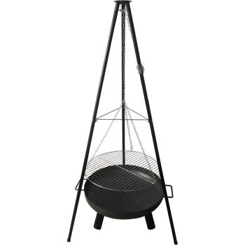 Preview: barbecue multifunzionale 4 in 1 con ciotola per il fuoco, griglia girevole, griglia a fiamma e bollitore per il fuoco: un barbecue girevole versatile con la sensazione del fuoco da campo Preview: barbecue multifunzionale 4 in 1 con ciotola per il fuoco, griglia girevole, griglia a fiamma e bollitore per il fuoco: un barbecue girevole versatile con la sensazione del fuoco da campo