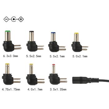 Preview: Universal power supply 36 W, 5–24 V – AC/DC switching power supply with 7 adapters for routers, LED strips, monitors, cameras & more – flexible replacement power supply, 3 A