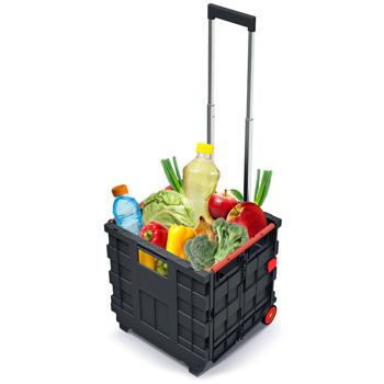 Preview: Einkaufstrolley klappbar: Der mobile Einkaufshelfer mit Teleskopgriff – Platzsparend, rückenschonend & mühelos durch die Stadt Preview: Einkaufstrolley klappbar: Der mobile Einkaufshelfer mit Teleskopgriff – Platzsparend, rückenschonend & mühelos durch die Stadt