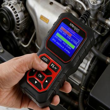 Preview: Digital 5-36V battery tester with 2.4 inch LCD colour display, car battery tester for wet AGM gel EFB lithium, 12V 24V start test