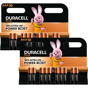 2er-Set Power Boost Alkaline Batterien Typ AAA / Micro, 1,5 Volt, 2x 10-er Pack