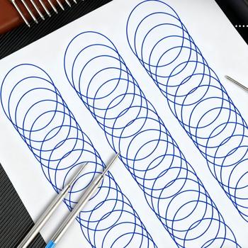 Preview: Set da 20 ricariche per penne a sfera spessore B, blu – ricariche universali per penne a sfera – durevoli per ufficio e uso quotidiano