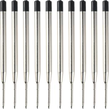 Preview: Set da 10 ricariche per penne a sfera misura B, nero – Ricariche universali per penne a sfera – Durature per ufficio e uso quotidiano