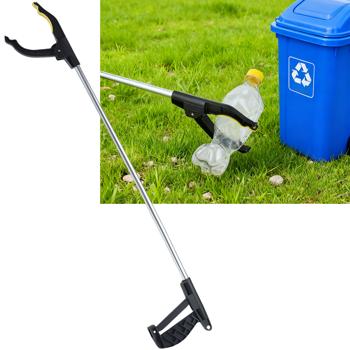 Preview: Praktischer Greifarm 76 cm – Ergonomische Greifzange mit Magnetspitze und 360° drehbarem Kopf – Für Senioren, fürs Bücken, Aufheben, den Garten & mehr