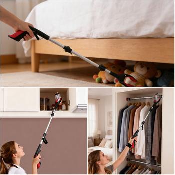 Preview: Foldable 92 cm grabber made of lightweight aluminium with strong magnetic tip & non-slip handle – For seniors, bending, picking up, gardening & more