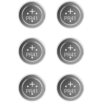 Preview: Set of 6 hearing aid batteries type 312 A312 (PR41, ZL3, R312AE) – 1.4 V button cells with 180 mAh capacity – reliable power with brown coding