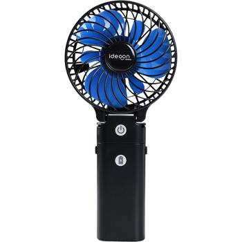 Preview: Powerful 5200 mAh battery handheld fan with power bank table fan: USB travel fan, 3 speeds, portable mini fan