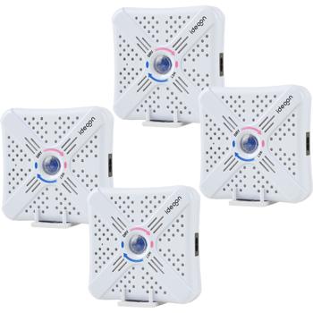 Preview: Set of 4 ultra-compact mini dehumidifiers, 250 ml: powerful, cordless, reusable silica gel beads - for car, wardrobe, bathroom, basement