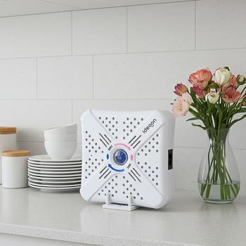 Preview: Set of 4 ultra-compact mini dehumidifiers, 250 ml: powerful, cordless, reusable silica gel beads - for car, wardrobe, bathroom, basement