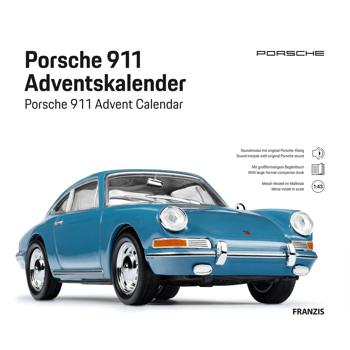 Preview: Fantastischer Porsche 911 Carrera Adventskalender – Edler Modellauto Bausatz 1:43 mit Original Motorsound. Perfektes Geschenk für Männer & Sammler