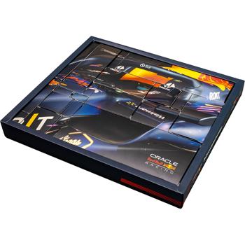 Preview: Oracle Red Bull Racing Advent Calendar: Ideal for motorsport fans, incl. companion book - RB20 racing car 1:43 model kit with sound module