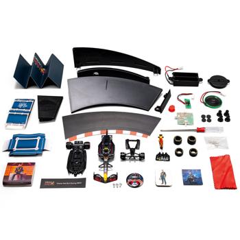 Preview: Oracle Red Bull Racing Advent Calendar: Ideal for motorsport fans, incl. companion book - RB20 racing car 1:43 model kit with sound module