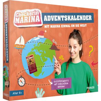 Fantastico & avvincente Calendario dell’Avvento degli esperimenti di Checkerin Marina - 24 CheXperimenti giro del mondo per bambini da 8 anni su tecnologia & natura
