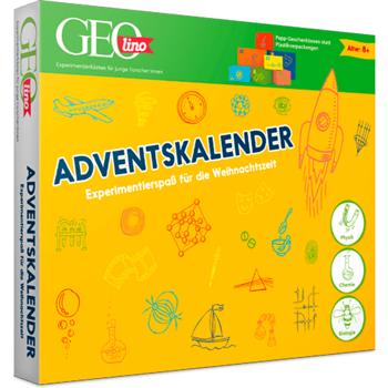 GEOlino Calendario dell‘Avvento delle Scienze - 24 esperimenti di fisica, chimica e biologia, calendario della conoscenza incl. libro di accompagnamento