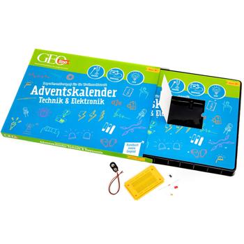 Preview: Calendrier de l‘Avent GEOLino - Technologie & Électronique, 24 expériences fascinantes pour enfants - Kit éducatif dès 8 ans - Nécessite pile 9V - Produit en allemand Preview: Calendrier de l‘Avent GEOLino - Technologie & Électronique, 24 expériences fascinantes pour enfants - Kit éducatif dès 8 ans - Nécessite pile 9V - Produit en allemand