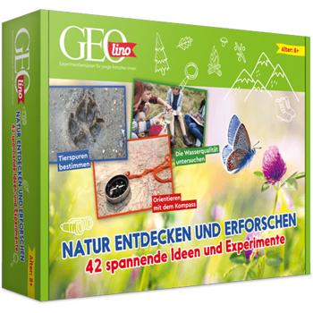 GEOlino Natur entdecken und erforschen - Natur Entdecker-Set für Kinder - Über 40 Ideen für Wald & Garten, Naturforscher Set