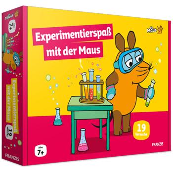 Set Expériences La Maus - Découverte Scientifique Ludique Enfant dès 7 ans - 19 Expériences, Livre, Éveille Curiosité, Éducatif, Amusant