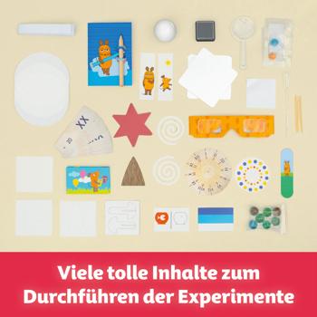 Preview: Experimentierspass mit der Maus - Forscher Set mit 19 Experimenten, inkl. Begleitbuch & Wissensvermittlung