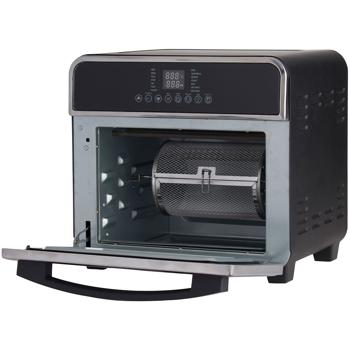 Preview: Multifunctional mini oven 1600 W: Compact all-rounder with hot air fryer, grill & drying function - for versatile & healthy cooking