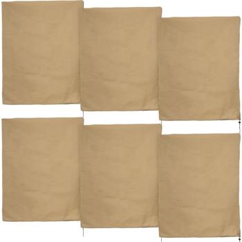 Preview: Coperture protettive per piante di alta qualità, set da 6, 100x80 cm – cappucci antigelo traspiranti per piante, arbusti e vasi e fioriere, riutilizzabili e resistenti alle intemperie