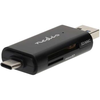 Lettore di schede USB-C e USB-A Superspeed 3.2: trasferimento dei dati alla velocità della luce - Un lettore universale 2-in-1 per SD e microSD