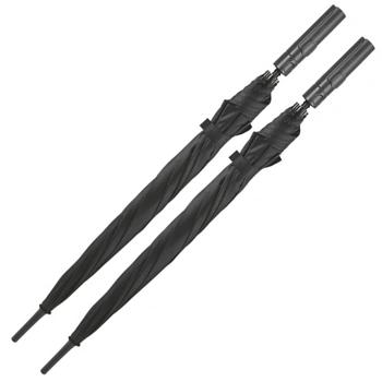 set of 2 Cupbrella automatic umbrellas with cup holder: stay dry & have your hand free - reliable rain protection